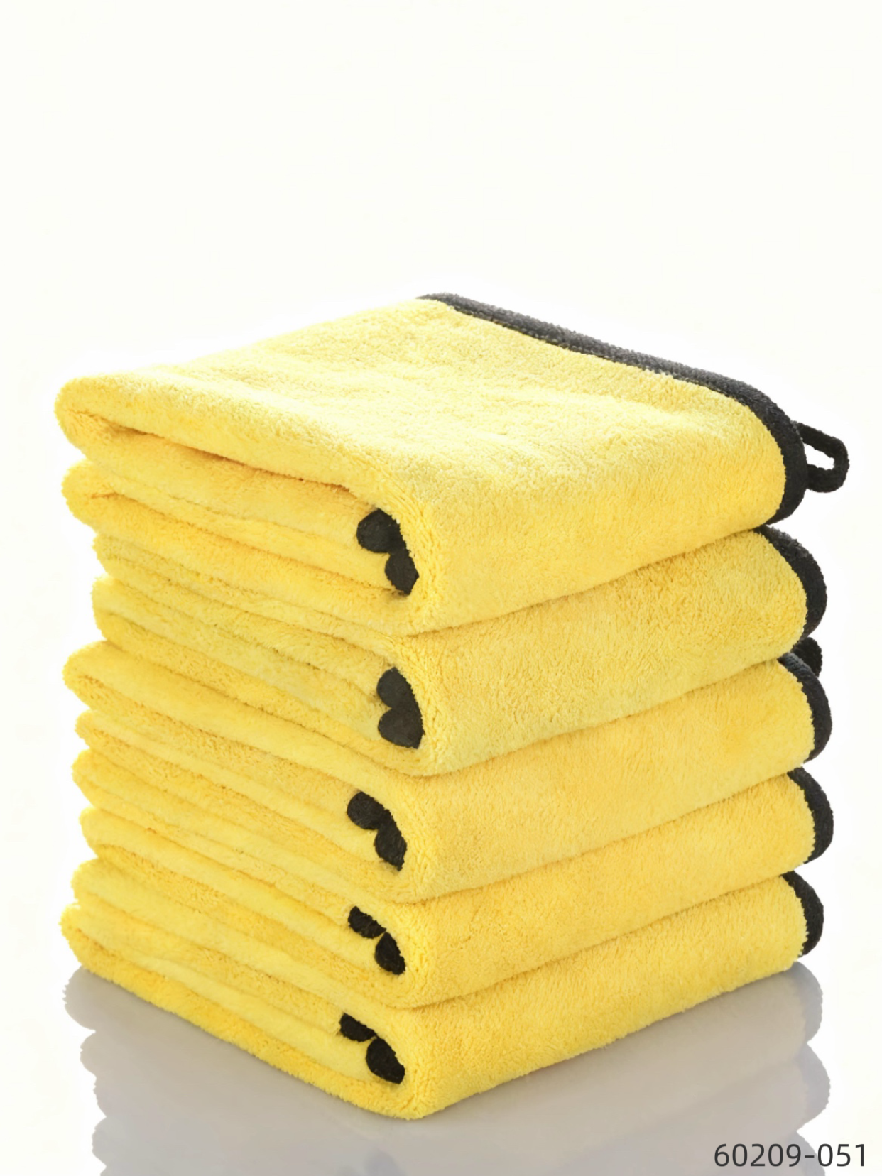 Car wash towels (5-pack), 30*30cm, microfiber