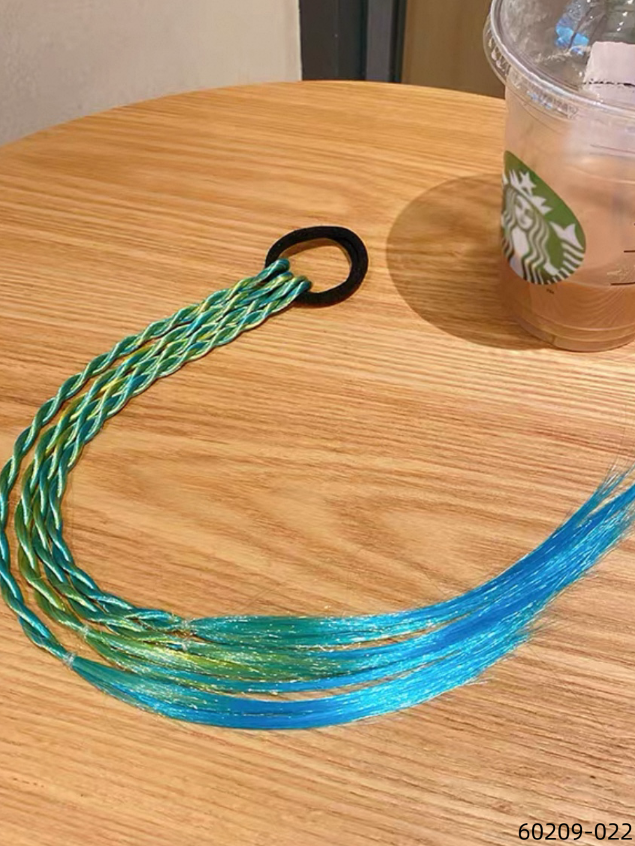 Children's wig braided hairband, about 45cm, fake braided hair