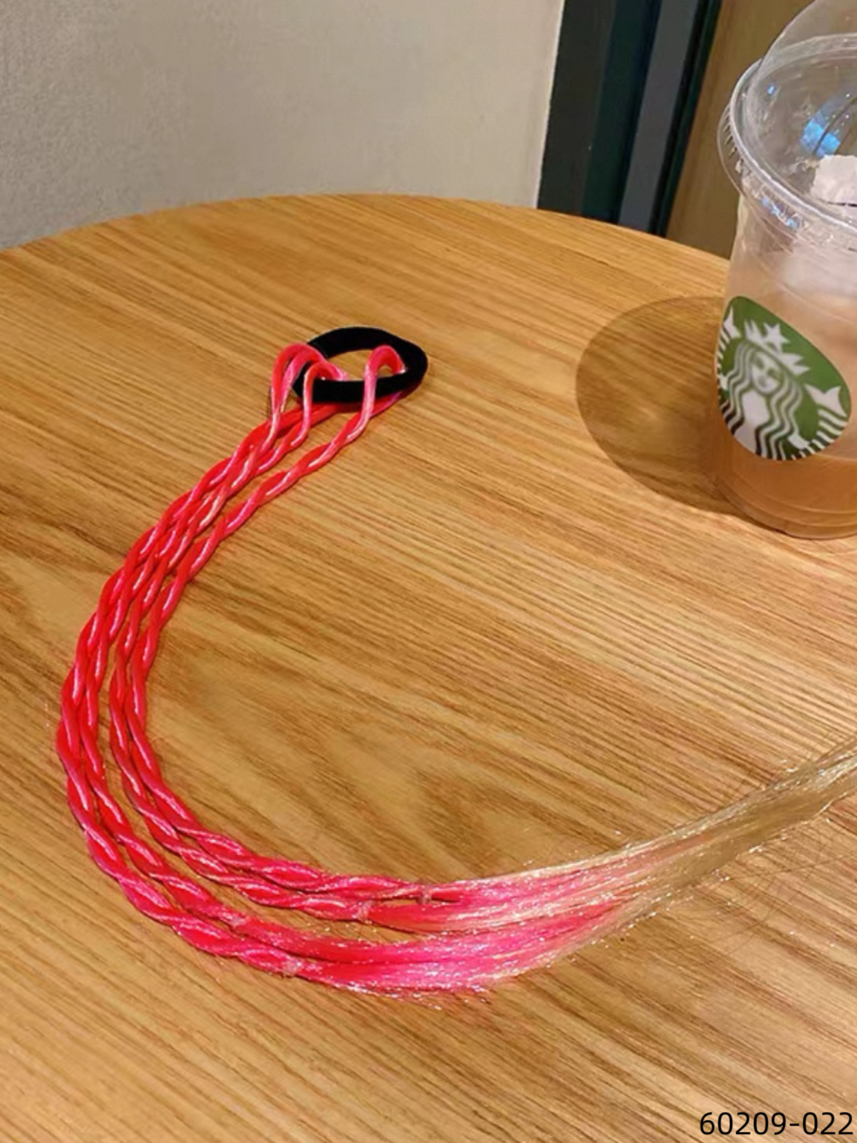 Children's wig braided hairband, about 45cm, fake braided hair