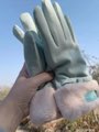 Winter velvet and thickened women's gloves, length about 23cm, palm circumference 20cm, Albaca