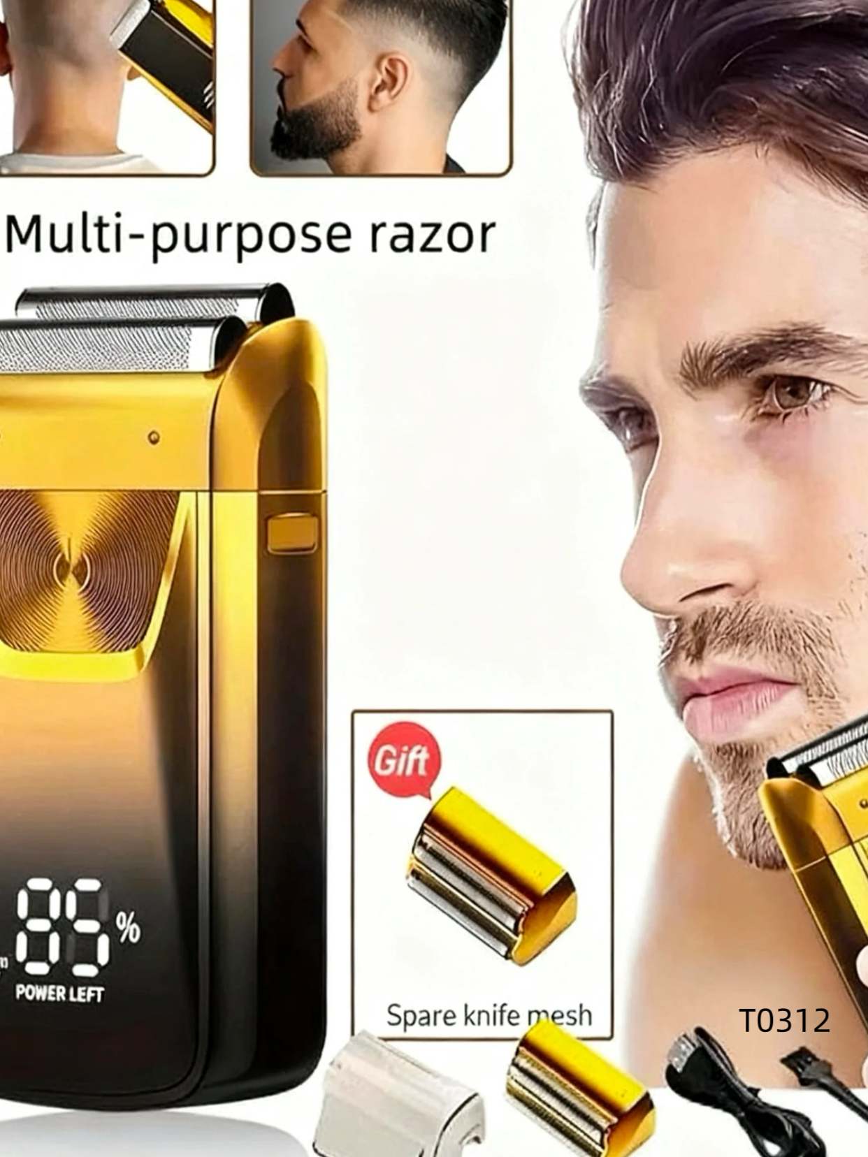 Men's electric foil shaver