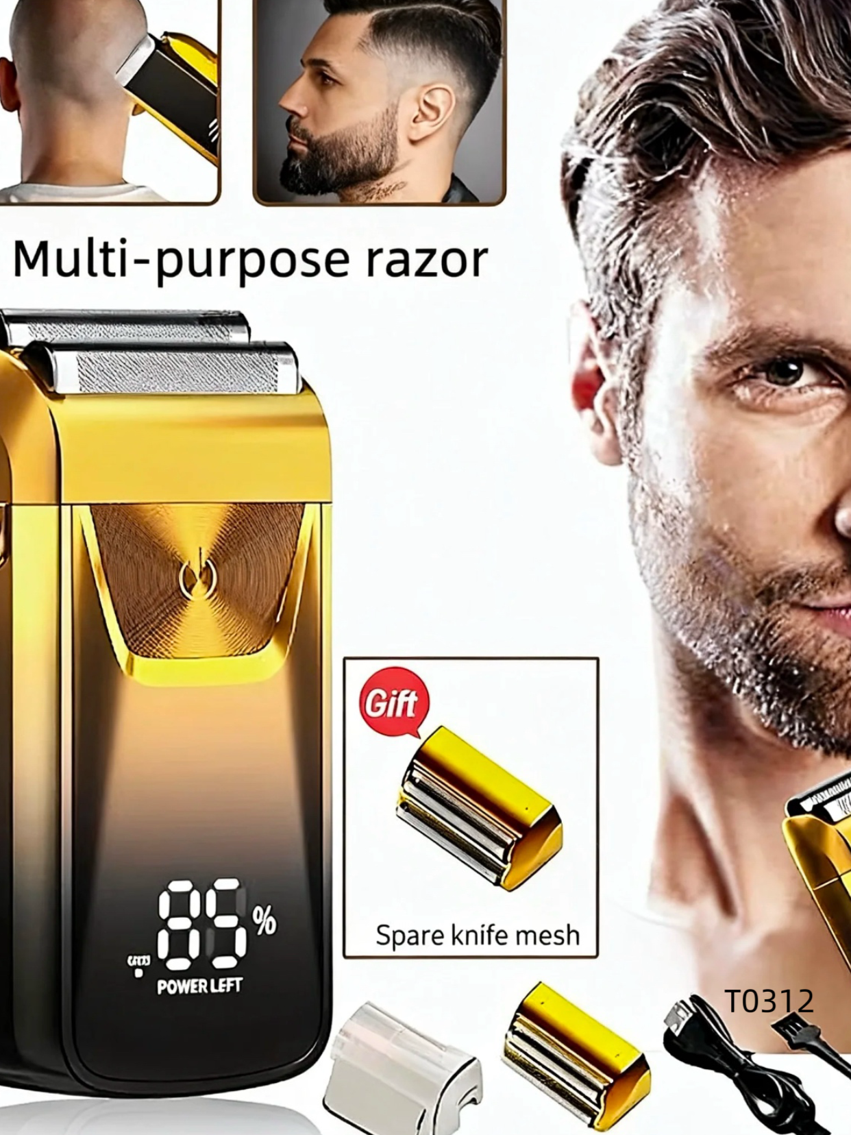 Men's electric foil shaver