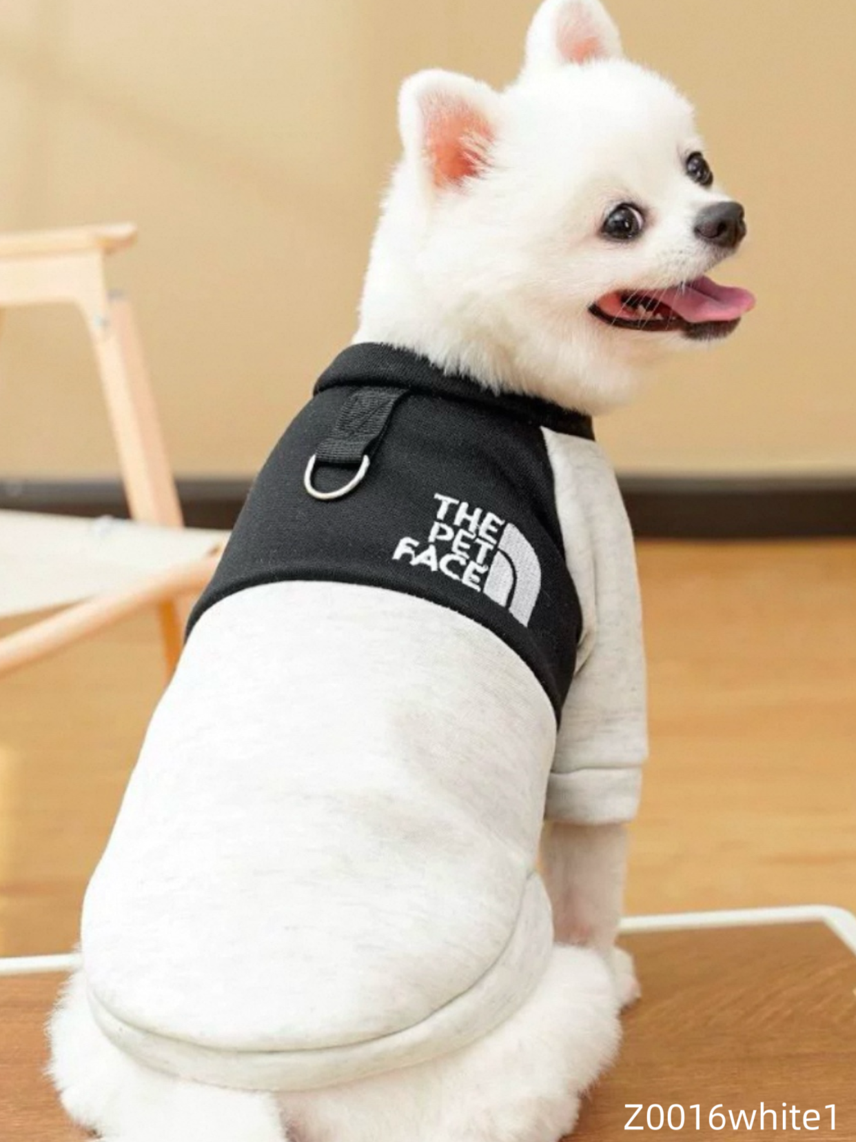 Z0016white1 Dog warm clothes
