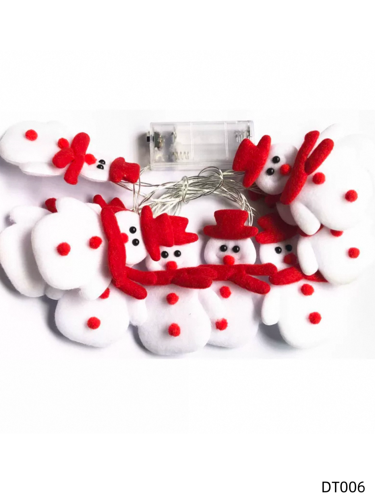 DT006 Christmas Plush Snowman LED Light