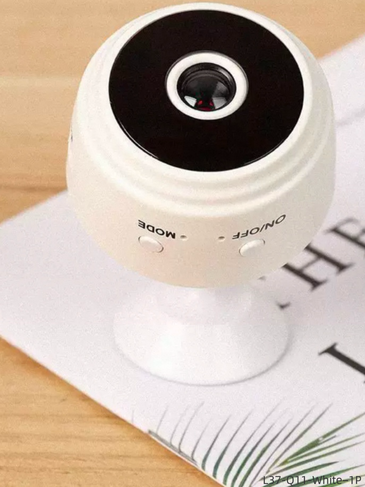 L37-Q11-White−1P Home Surveillance Ultra-HD Wireless WiFi Camera