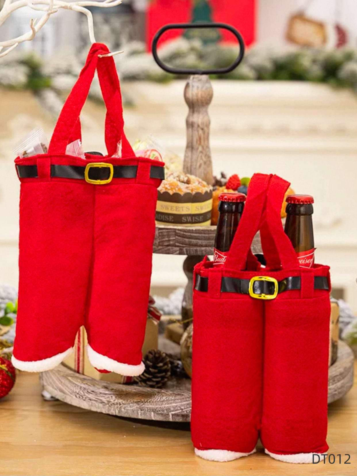 DT012 LT20 Christmas Party Decoration Gift Bag Pants