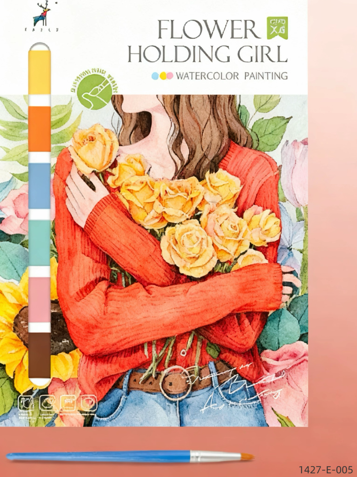1427-E-005 Paint Coloring Paper Card Sketchbook