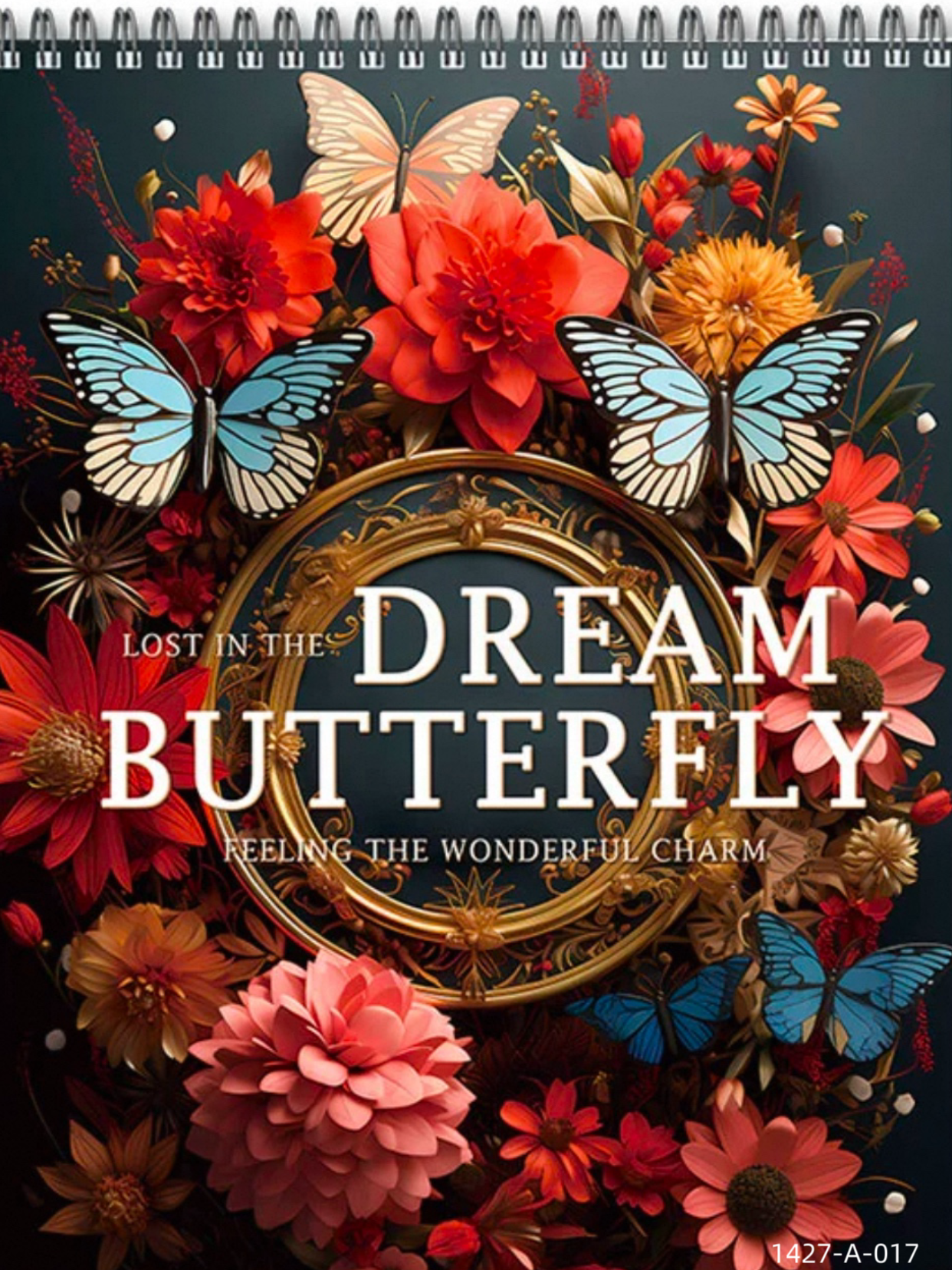 1427-A-017 Fantasy Butterfly Drawing Book